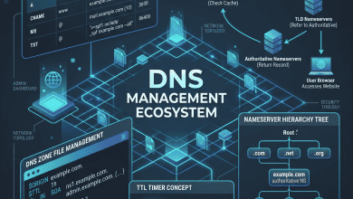 DNS Management Basics - Configuring Records for Your Domain - Featured Image